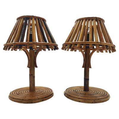 Bamboo lamps on sale for sale