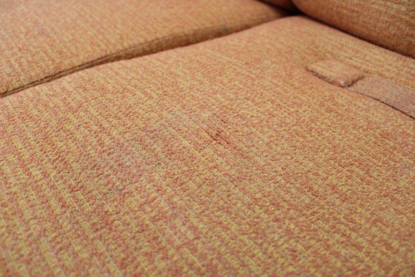 Orange 2024 tweed sofa