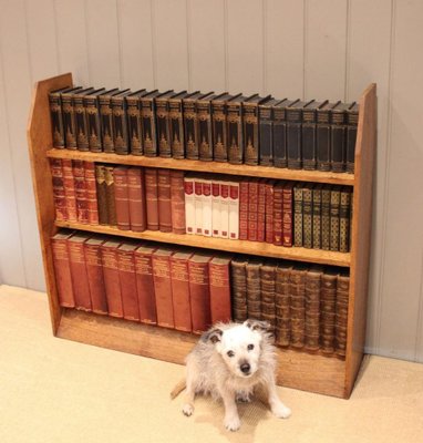 Vintage Oak Open Bookcase 1930s for sale at Pamono