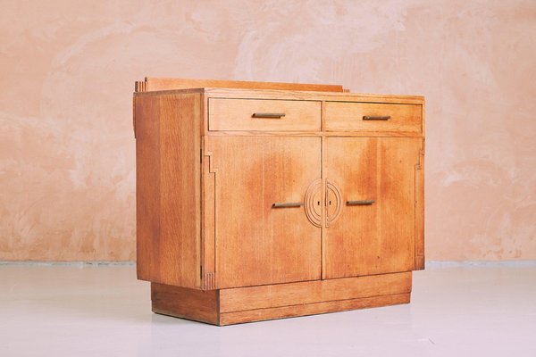 Art deco oak sideboard deals
