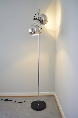 Chrome ball sale floor lamp