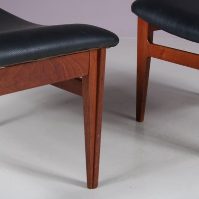 【ホセ】France & Son セネターチェア　オットマン 1965年製】France & Son セネター＆オットマン チーク(チェア) - メルカリ