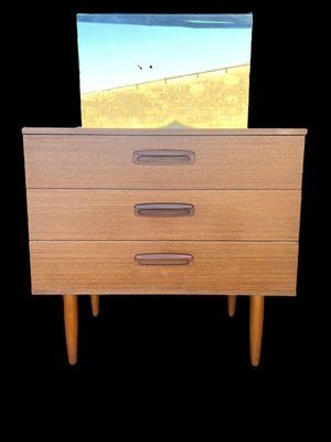 Mid century three drawer dresser deals