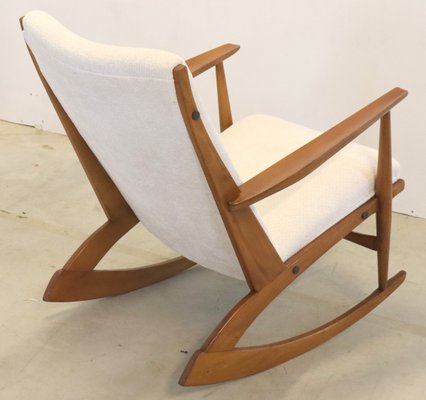 Mid Century Cube Boomerang Rocking Chair by S ren Georg Jensen