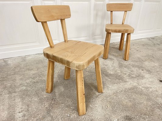 Small Chairs in Elm 1970s Set of 2 for sale at Pamono