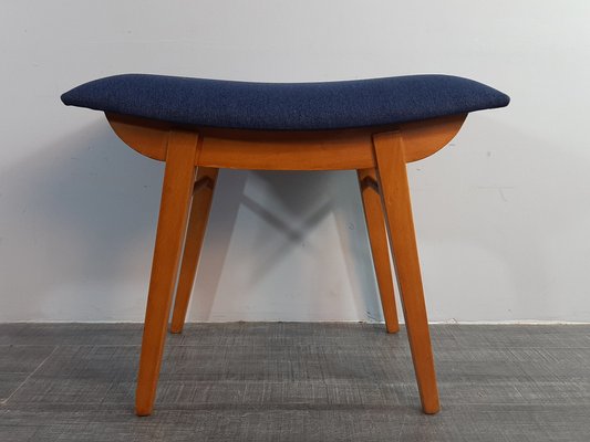 Set of Mid-Century Czech Armchair with Stool by Frantisek Jiràk
