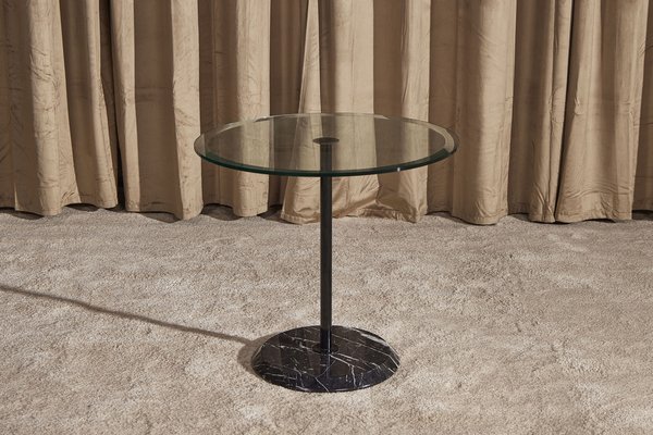 Black Marble Base Table 1980s