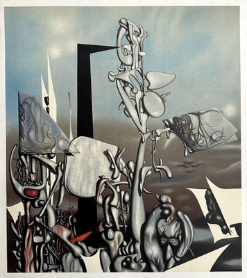 Yves Tanguy, Surrealist Composition, 1953, Lithograph for