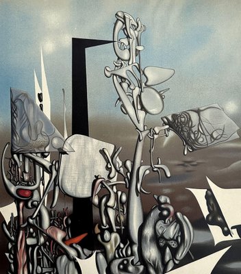 Yves Tanguy, Surrealist Composition, 1953, Lithograph for