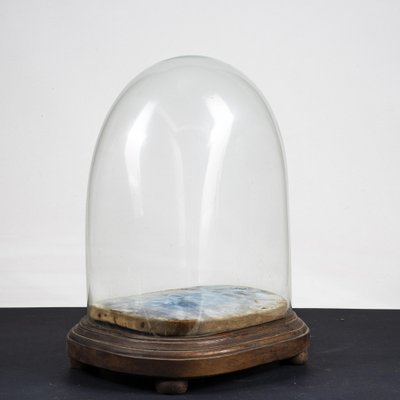 Cupola in vetro soffiato a mano, fine '800-inizio '900 in vendita su Pamono