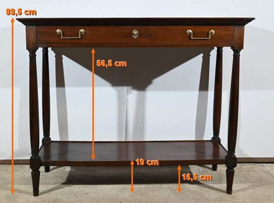 18th Century Louis XVI Mahogany Console for sale at Pamono