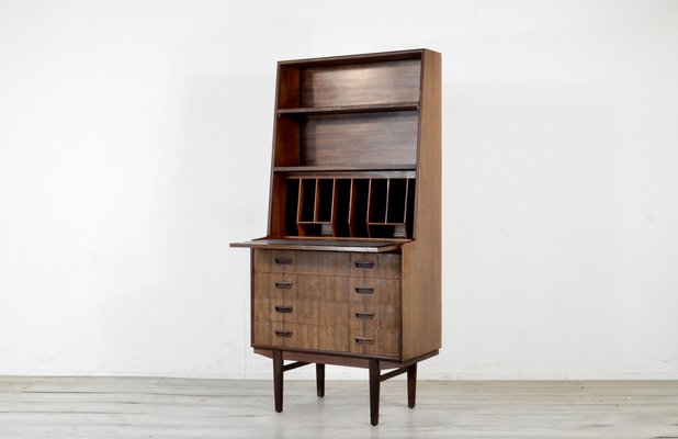 Mid century secretary desk with hutch deals