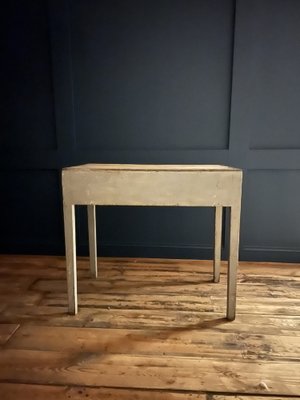 White distressed wood desk deals