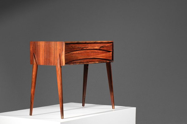 Scandinavian Wood Night Table attributed to Arne Vodder 1960s for
