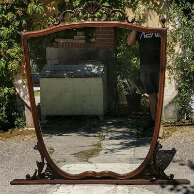 Specchio vintage, Italia, anni '50 in vendita su Pamono