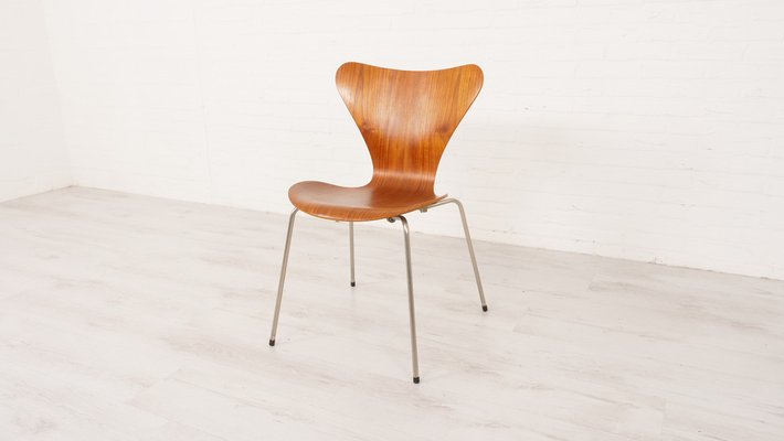 Vintage Teak 3107 Dining Chair by Arne Jacobsen for Fritz Hansen