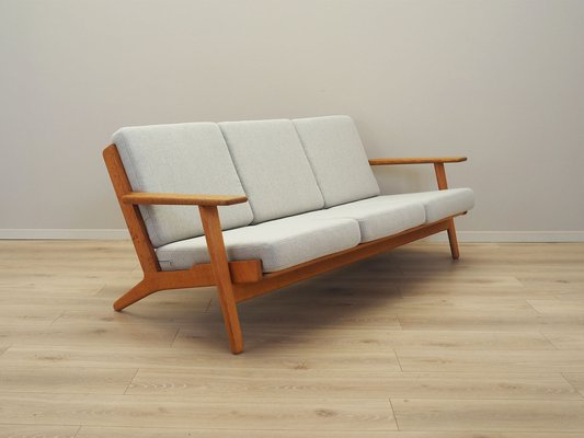 Danish Oak Sofa by Hans J. Wegner for Getama, 1960s for sale
