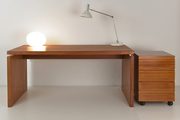 Teak desk with drawers deals