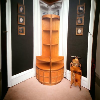 Mid Century Teak Corner Units from Nathan Set of 2 for sale at Pamono
