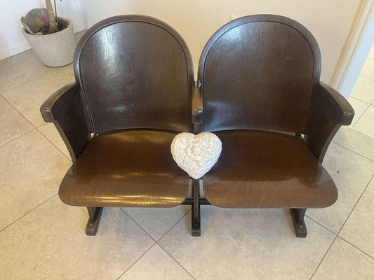 Cinema 2 Seater Folding Chair for sale at Pamono