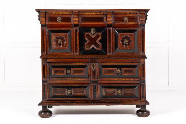 English Late Regency Carved Mahogany Chest of Drawers English Late Regency Carved Mahogany Chest of Drawers
