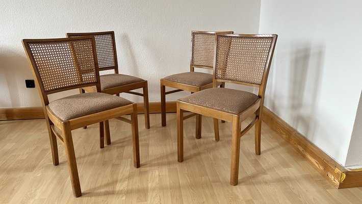 Viennese Dining Chairs 1950s Set of 4