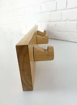 French Coat Rack in Pinewood attributed to Charlotte Perriand for