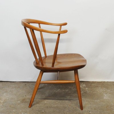 338 Elm Fireside Cowhorn Chair attributed to Ercol 1960s for sale at Pamono