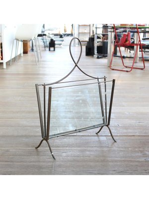 マガジンラック Vintage 50's design magazine rack Vintage Magazine Rack, 1950s for sale at Pamono