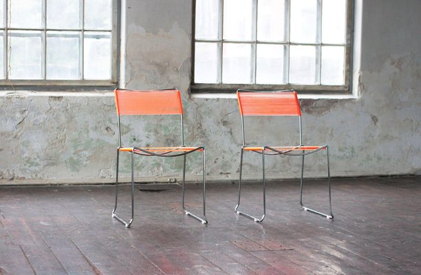 Set of Spaghetti Chairs by Giandomenico Belotti for sale at Pamono