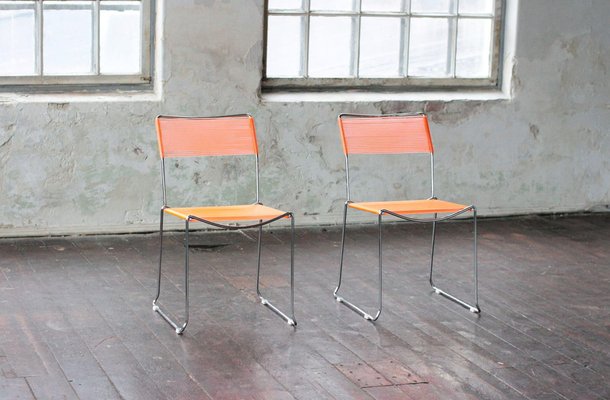 Spaghetti Chairs by Giandomenico Belotti, Set of 2 for sale Spaghetti Chairs by Giandomenico Belotti, Set of 2 for sale