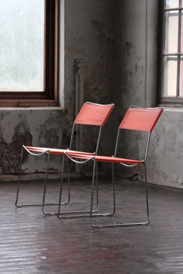Set of Spaghetti Chairs by Giandomenico Belotti for sale at Pamono