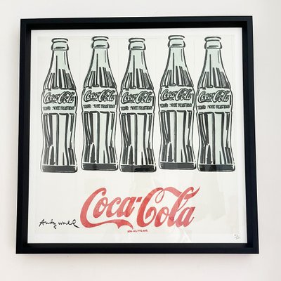 Andy Warhol, Coca-Cola, Lithograph, 2000s, Framed for sale at Pamono