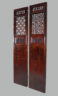 Porte-lettres Ancien En Bois Laqué - Décor Japonais - Fin XIXème