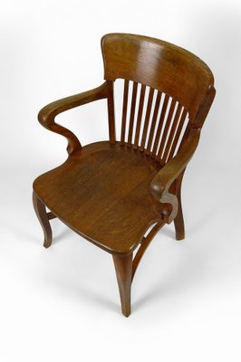 American Oak Office Armchair, 1900s for sale at Pamono