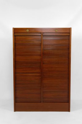 Art Deco Curtained Filing Cabinet 1950s