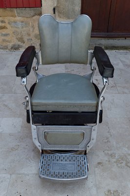 French Art Deco Barber Chairs 1940 Set of 3 for sale at Pamono