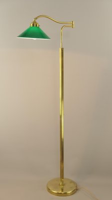 Floor lamp 2024 green shade