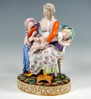 Rococo Love and Indulgence Figurine Group by J.C. Schönheit for