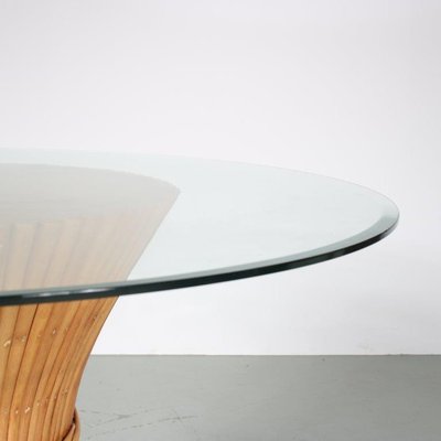 Solid bamboo dining sale table