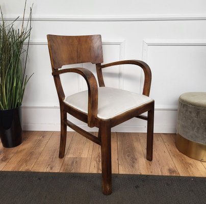 1940's Italian Open Arm Chair 1940's Italian Open Arm Chair