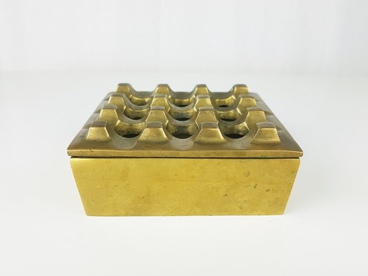 Brass Ashtray Ultima 9 Series by Bäckström & Ljungberg for Diverse