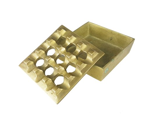 Brass Ashtray Ultima 9 Series by Bäckström & Ljungberg for Diverse