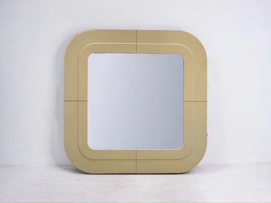 Vintage Square Wall Mirror by Anna Castelli Ferrieri, 1960s for