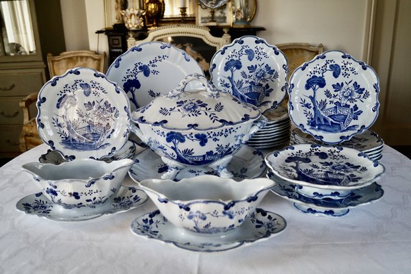 Antikes niederländisches Geschirr, 1900, 24 Set bei Pamono kaufen
