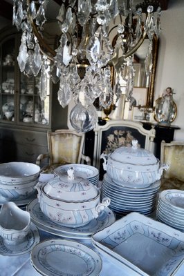 Vintage Porcelain Dinnerware, 1989, Set of 52 for sale at Pamono