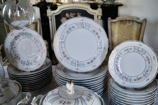 Vintage Porcelain Dinnerware, 1989, Set of 52 for sale at Pamono