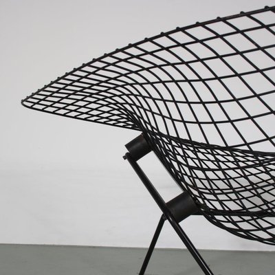 Sedia grande Diamond di Harry Bertoia per Knoll International