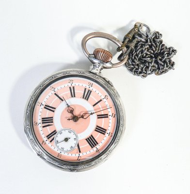 Silver pocket online watch for sale