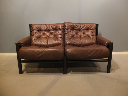 Mid Century Safari Two Seater Sofa By Torbjorn Afdal For Bruksbo Mid Century Safari Two Seater Sofa By Torbjorn Afdal For Bruksbo